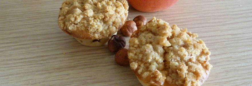 Crumble aux pommes fondantes